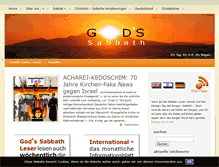 Tablet Screenshot of gods-sabbath.de