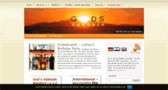 Desktop Screenshot of gods-sabbath.org