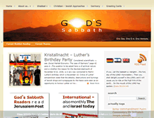 Tablet Screenshot of gods-sabbath.org